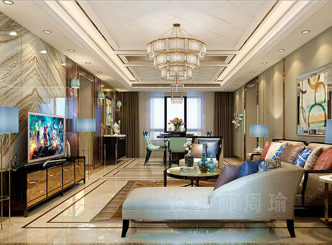 外国美女日B视频世纪江尚三室两厅168平装修设计效果欣赏